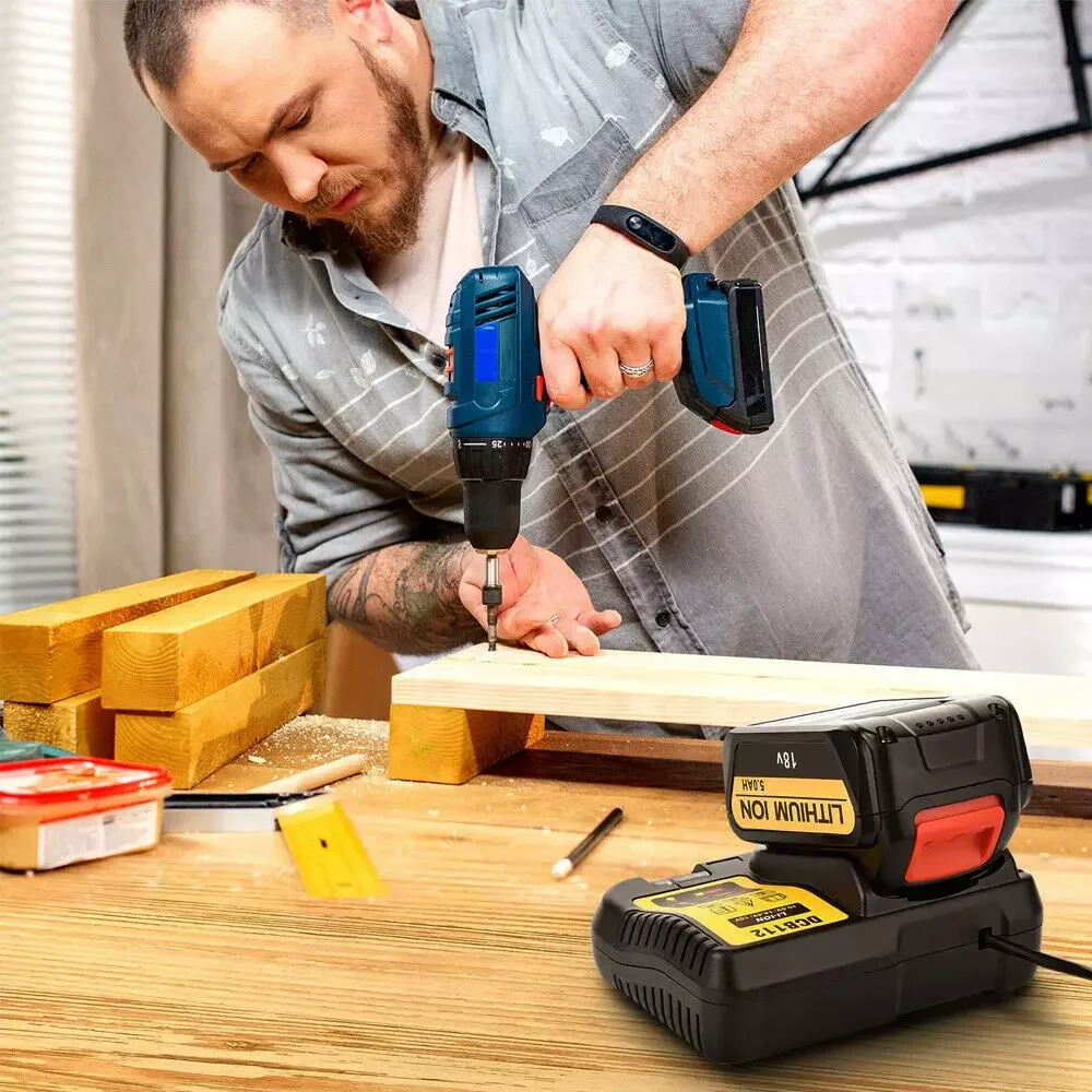 8.0Ah 20V Power Tool Battery for Dewalt DCB206 DCB200 DCB205 DCB184