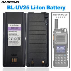 BL-25UV BAOFENG New Walkie Talkie UV-25 Battery High Capacity Support Type-C Charging BF-X5 UV25 Two Way Radios Extra Battery