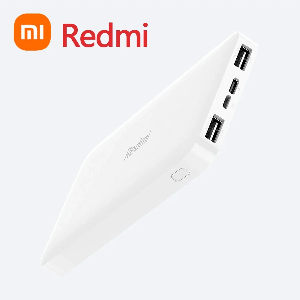 

10000mAh Xiaomi Redmi Power Bank USB Type C Fast Charging Portable External Battery Mi 10000mAh Qucik Charger for iPhone Samsung
