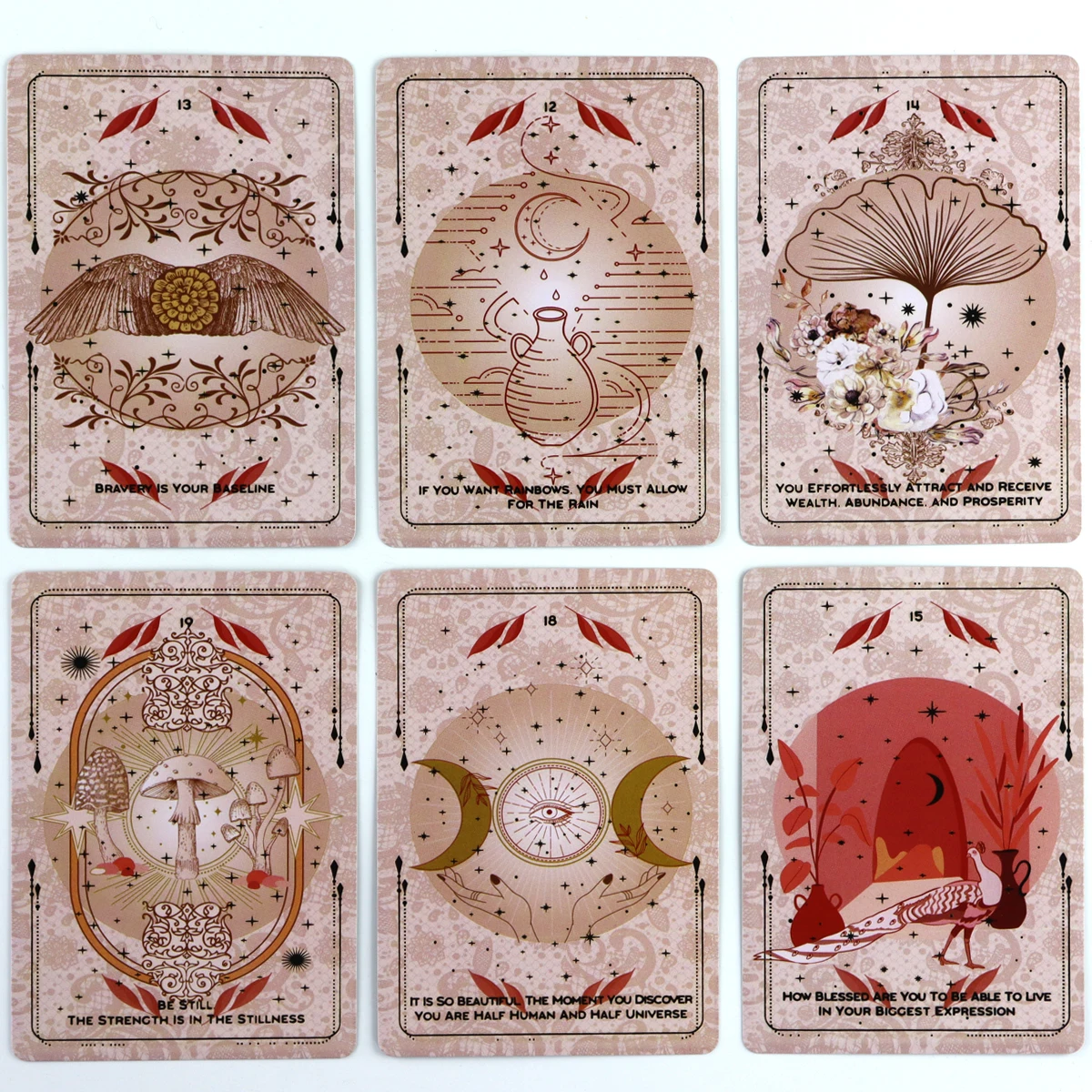 The Destiny Oracle Lace Oracle Cards For Family Party High Quality Fortune Telling Divination Tarot Cards With PDF Guidebook 6