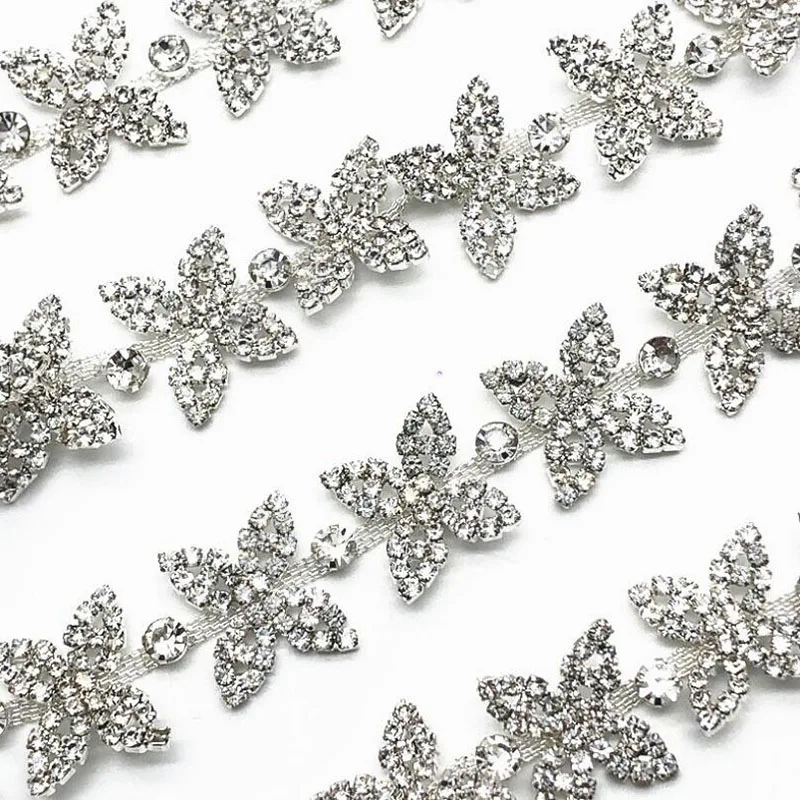 

Аппликация Стразы с кристаллами в виде бабочки, 10 ярдов, отделка для платьев, поделки, свадебный пояс