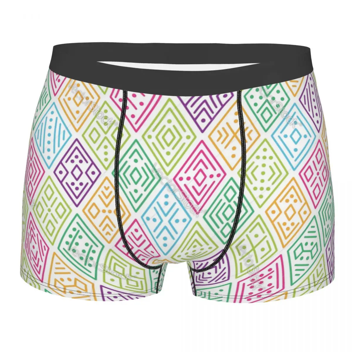 

Quadrilateral Square Classic Russian Pattern The Tone Is Wonderful And The Composition Is Unique Underpants Homme Panties Man
