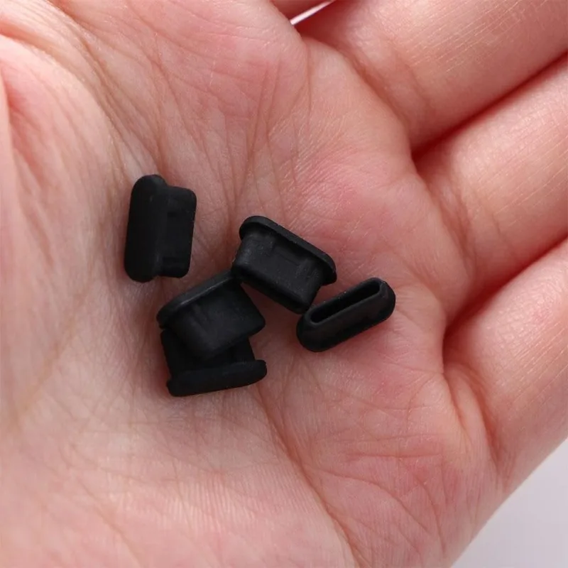 รูปสินค้า ซิลิโคนป้องกันฝุ่น USB-C สำหรับ iPhone 16 และ Android