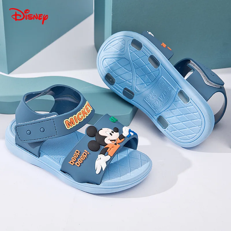 Disney boy Mickey Mouse summer bath Sandals non-slip children's slippers indoor cartoon cute shoes