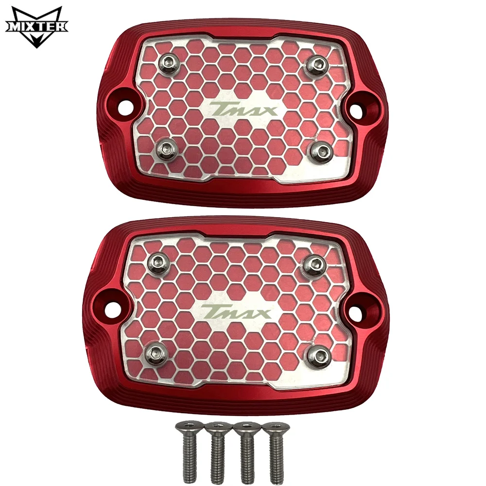 Tapa De Depósito De Líquido De Frenos Para Yamaha T-MAX 530/500/560 – Aluminio, Diseño Con Botón, Fácil Instalación