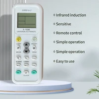 Télécommande universelle A/C pour climatiseur K-1028E, adaptée à Haier, Geli,Hitachi, Panasonic, Sharp, Gree, Midea, Bosch, Tosh 3