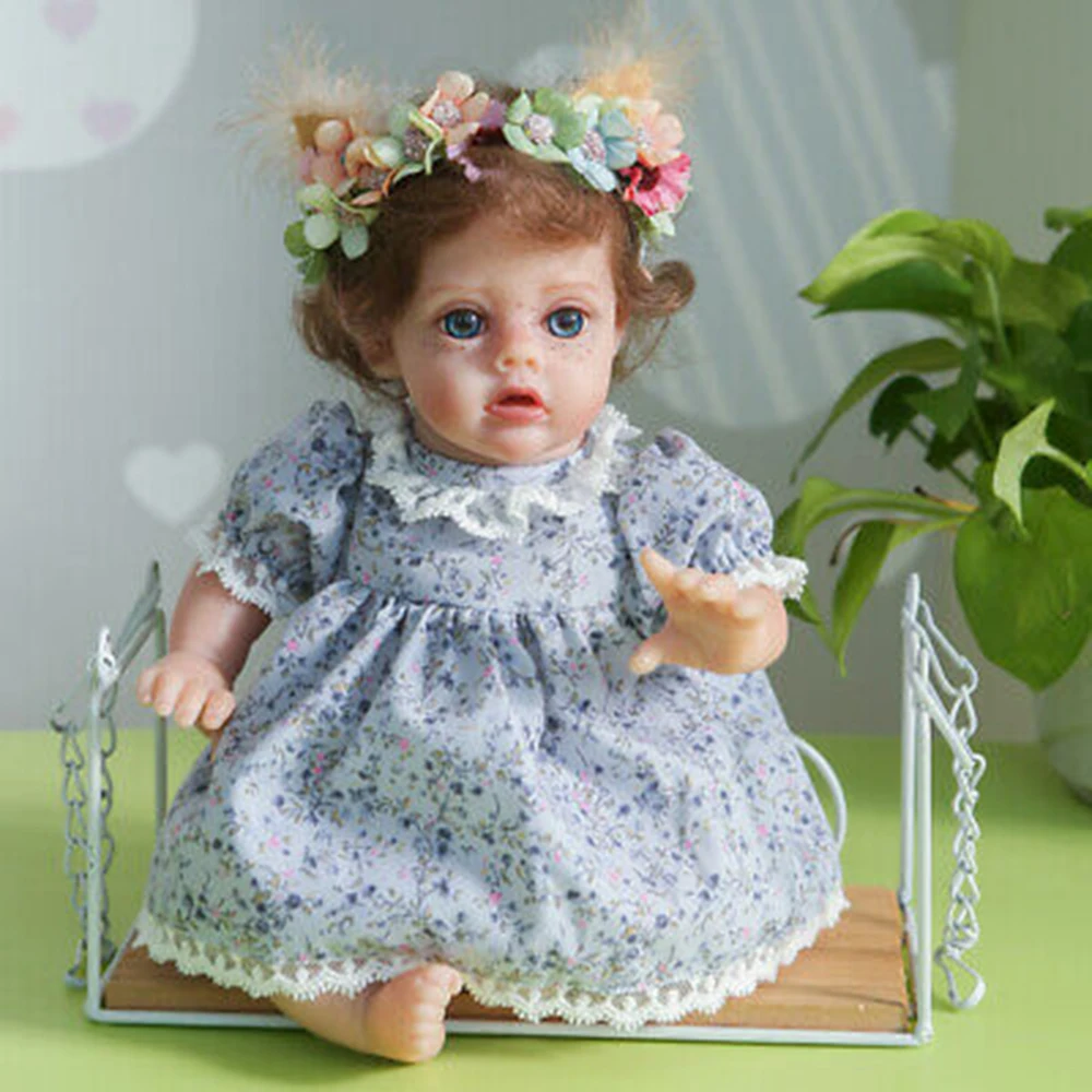 

12 Inches New Kits Reborn Baby Unpainted Bebe Newborn Kit Flo Elf Vinyl Baby Blank Unpainted Unfinished Molds