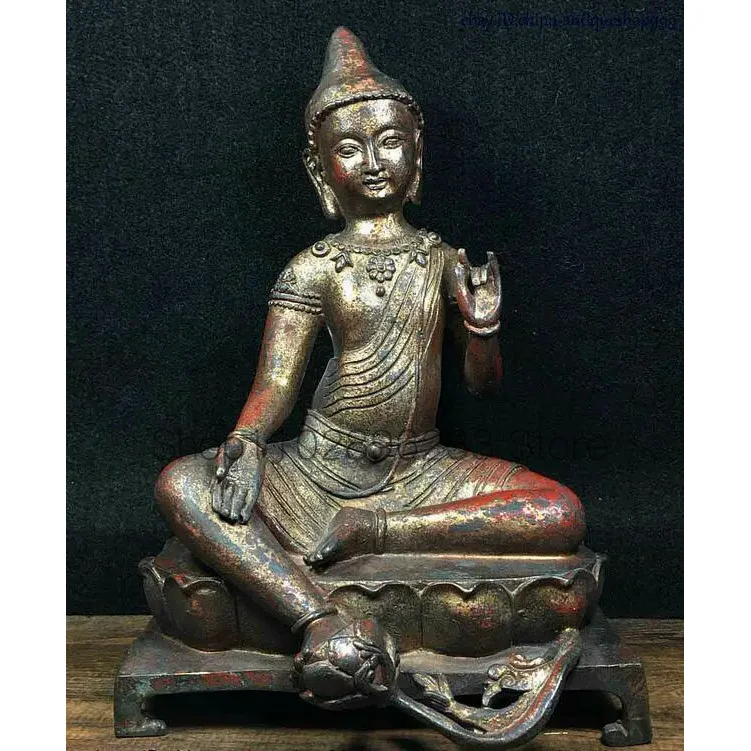 

Collect Folk China Chinese Tibet Buddhism Temple Bronze Buddha Statue