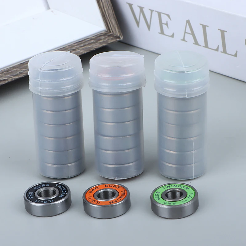 

8Pcs 608 Bearing ILQ-11 8x22x7 Longboard Speed Inline Skate Wheel Bearing Skate Scooter Smooth Skate Scooter Bearing