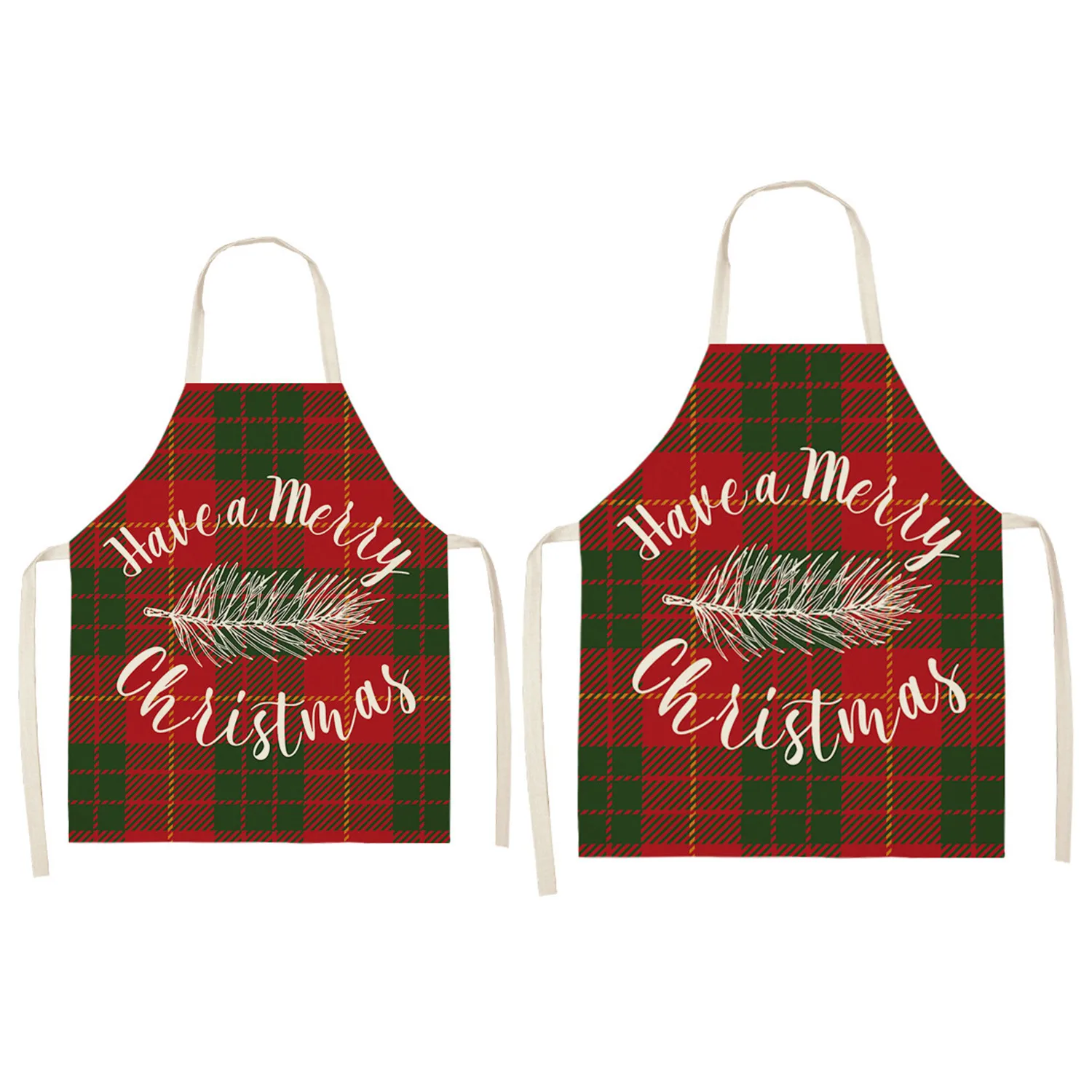 

Christmas Santa Cute Family Matching Apron Dad and Me Pinafore Kid Drawing DIY Boy Men Couple Kitchen Waterproof Baking Apron