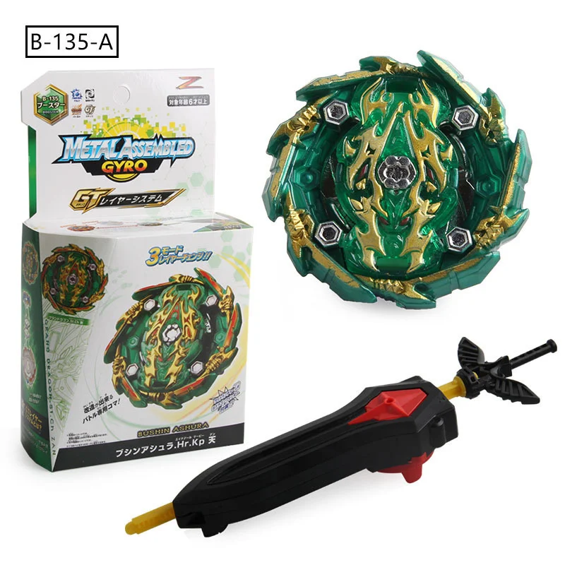 Фото Beyblades Burst Bay Blade популярная Коллекция игрушек для мальчиков Burst Gyro игрушка B133 B134 B135 боевой гироскоп из сплава с проволочным пусковым устройством №4