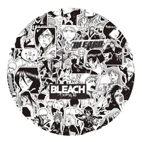 10/30/75pcs Cool Anime BLEACH Cartoon Stickers Black White Decals Kid Toy DIY Suitcase Luggage Scrapbook Kurosaki Ichigo Sticker 2
