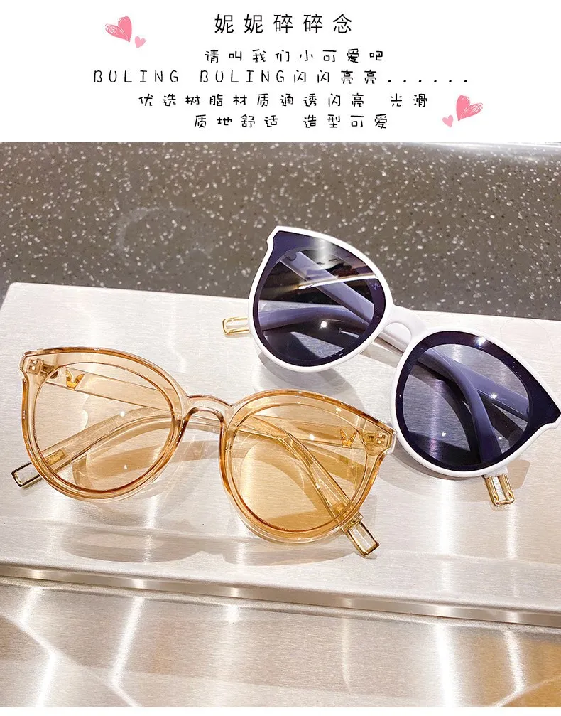 New Fashion Sunglasses Girls Boys Brand Round Vintage Children Sun Glasses Baby Shades Mirror Goggles Eyeglasses UV400_voghion.com