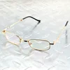 Gold Nickel-Copper Alloy Frame Reading Glasses Ultra-Light Portable Fold Full-Rim Spectacles +0.5 +0.75 +1 TO +6 4