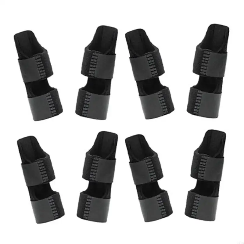 34YA Pack of 8 Lightweight Finger Splint Finger Healing Aid Support Brace Stabilizer for Postoperative Healing