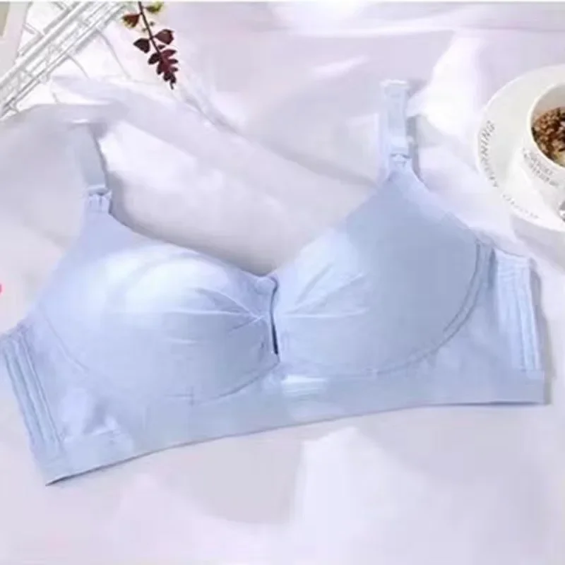 Nursing Bra Underwear for Pregnant Women Without Steel Rings Gathering Bra for Postpartum Breastfeeding  Maternity Bra 5