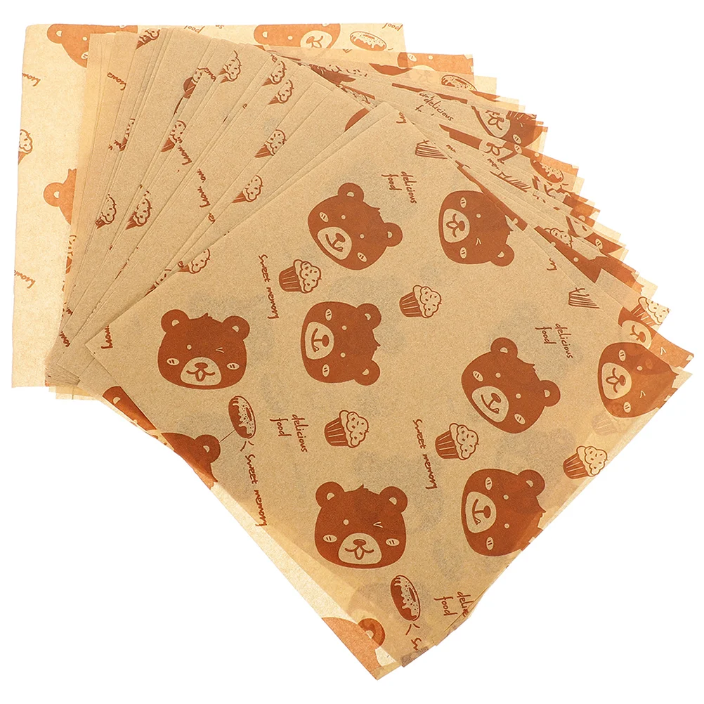 

500 Pcs Sandwich Wrappers Paper Wraps Burger Greaseproof Food Basket Liners