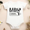 Baby Loading...Pregnancy Announcement Onesie Cotton Fine Gift Newborn Clothes Aesthetic Popular Cute Infant Boy and Girl Romper 1