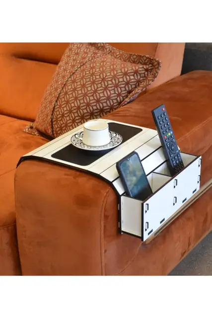Becher halter drahtlose tragbare Couch Organizer Sofa Tablett für Tisch  Couch Bett - AliExpress