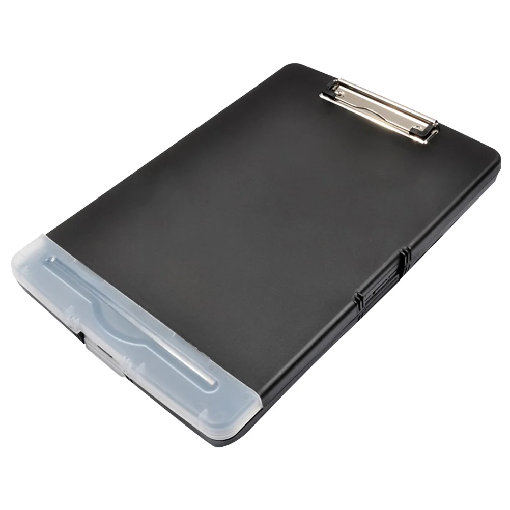 File Rack Storage Student Folders Plastic Paper Document Organizer Pp A4 Clipboard Sealed writing clipboard transparent clipboard clipboard holder