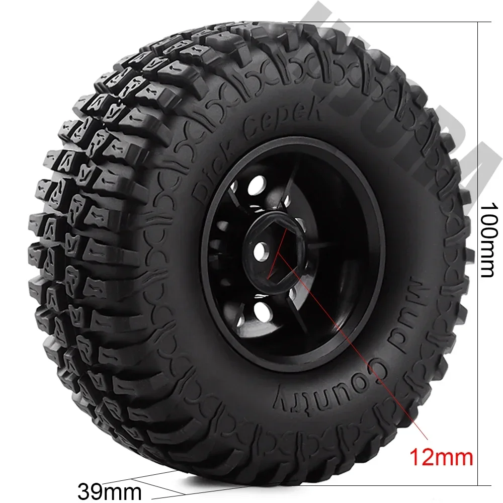 1.9インチホイール　6mmハブ　rcクローラー Amazon | TRZX RCリム1.9インチビードロックRCホイールリムハブ1