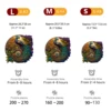 Adult Animal Wooden Puzzle Round Peacock and Bird Wooden Puzzle Children's Puzzle Toy Festival Gift A3 A4 A5 Multi Size Puzzle 2