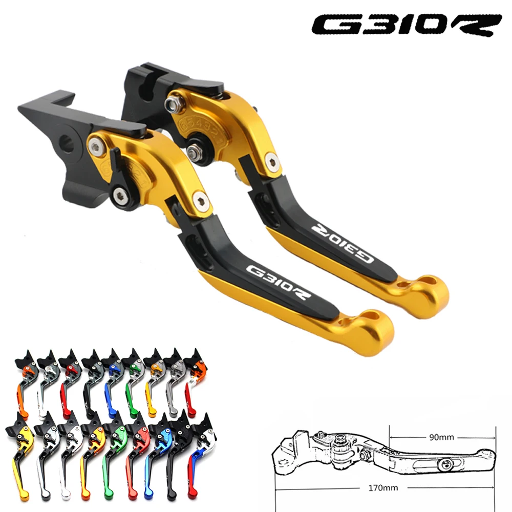 

New G310 R/GS CNC Folding Extendable Brake Clutch Levers Motorcycle Accessories For BMW G310R G310GS 2017 2018 2019 2020 2021