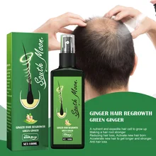 

100ml Natural Ginger Hair Growth Spray Baldness Hair Loss Repair Spray Hair Care Hair Regrowth Oil For Longer Fuller Hair
