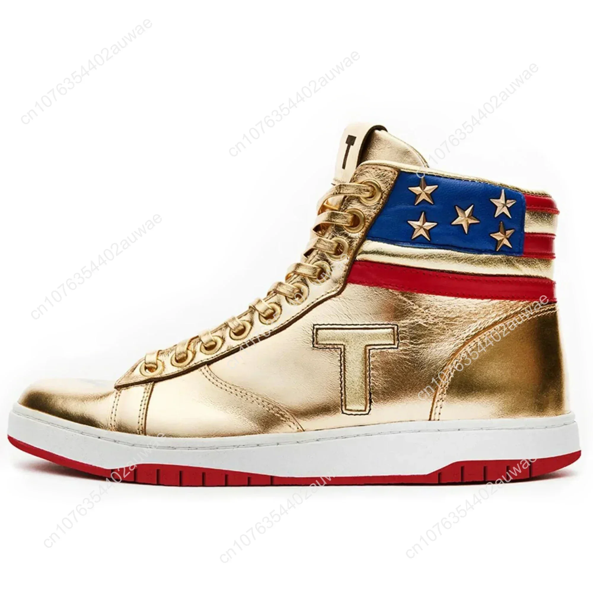 100% Trump VICTORY Gold Shoes MAGA Never Surrender Sneakers Higi Low Top Mens Womens Casual Boots Road Shoe