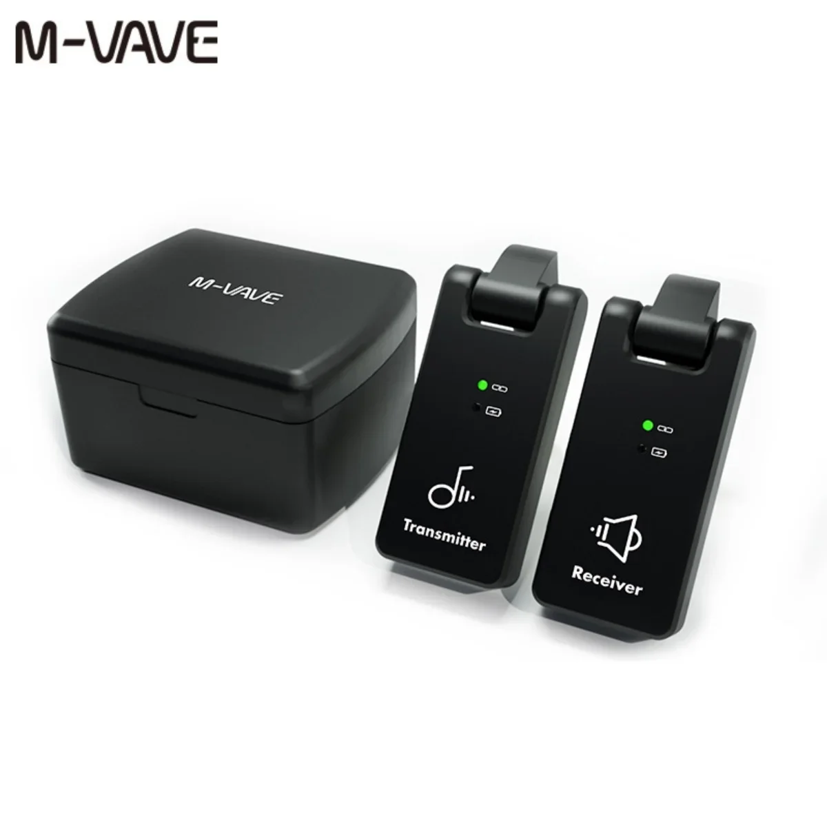 

Беспроводная гитарная система M-vave WP-8, 2,4 ГГц, гитарный приемник, передатчик 2 в 1, 4-канальный гитарный беспроводной Перезаряжаемый бокс