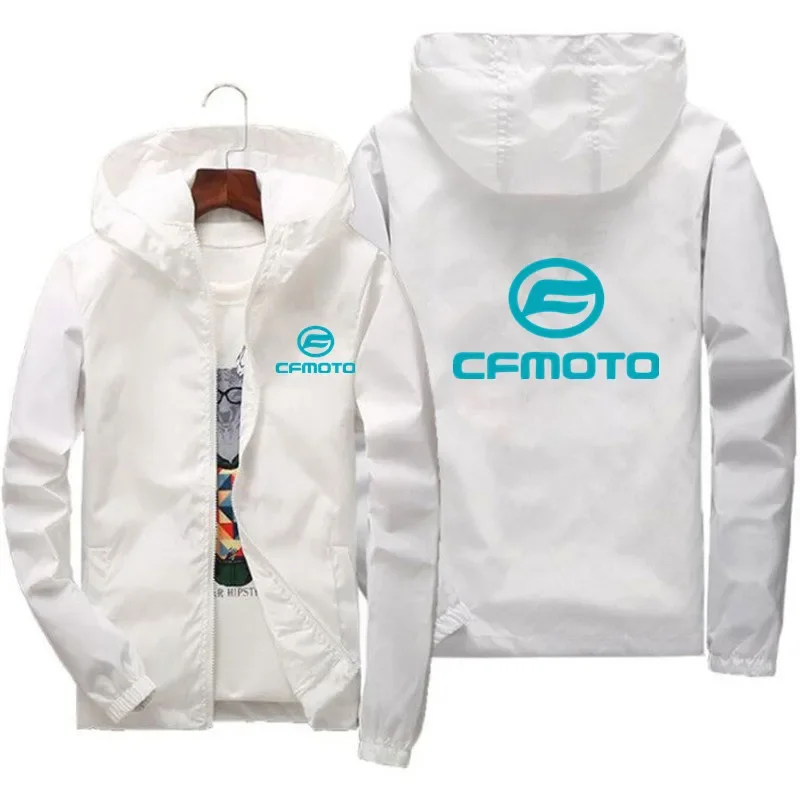 2024 Men's clothing new racing long sleeve casual gradient motorcycle waterproof motorcycle jacket printed comfort jacket