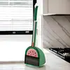 Small Broom With Dustpan For Kids Fruit Design Cleaning Tool Little Housekeeping Helper Set House Cleaning Tools For Boys And 4