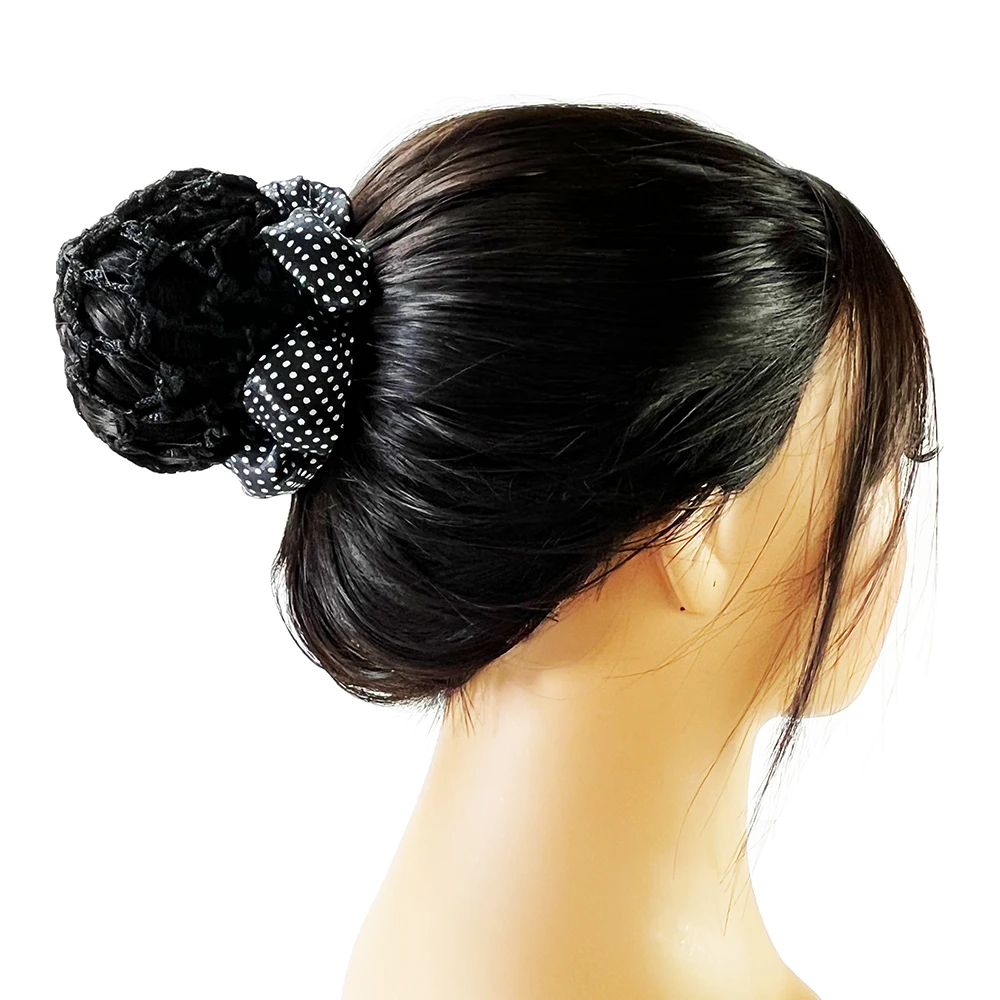 Elegant Bowknot Hair Net with Elastic Band