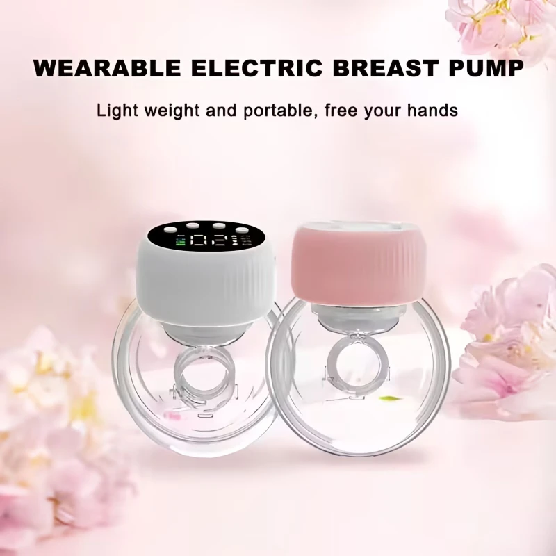 Wearable Breast Pump Hands-free Electric Automatic Milking Machine Portable Rechargeable Breast Milk Collector