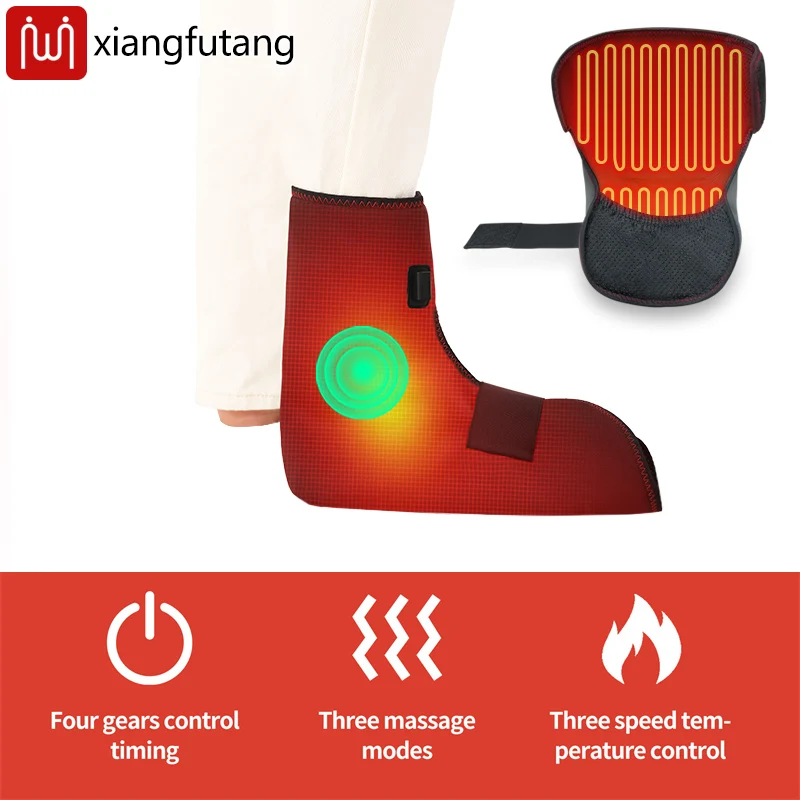Electric Foot Massager with Heat & Warmth Vibration Relief Pain