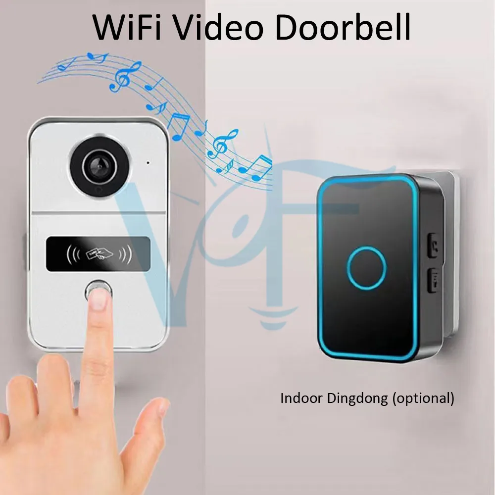 1080P WiFi Audio Intercom Wireless Videoportero Doorbell Mobile Control Tuya APP Remote Unlock Two Way Voice Motion Detection