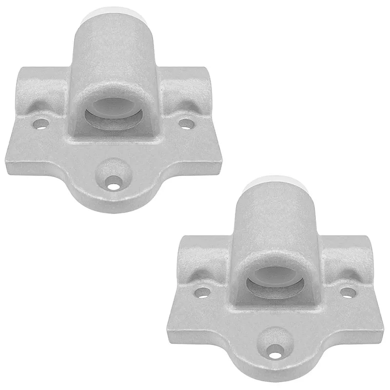 2PcsAluminumBoatOarLockBaseSocketsFishingDuckRowboatRound