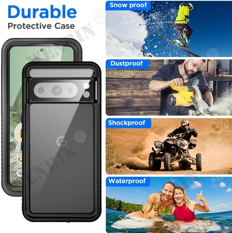 Luxury 360° Waterproof and Shockproof Case - Snow, Dust & Underwater Protection