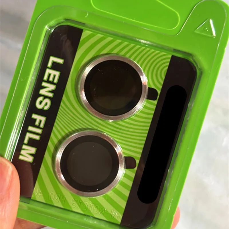 Protezione per fotocamera Matel Ring per Motorola Moto G75 Protezione per obiettivo in vetro per fotocamera Design 3D Alta qualità - immagine 2