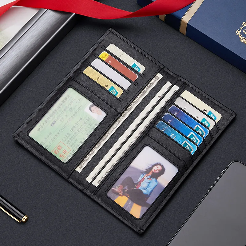 Men's wallet Men's long business large capacity hold bag Card Bag Hold bag Valentine's Day gift 3