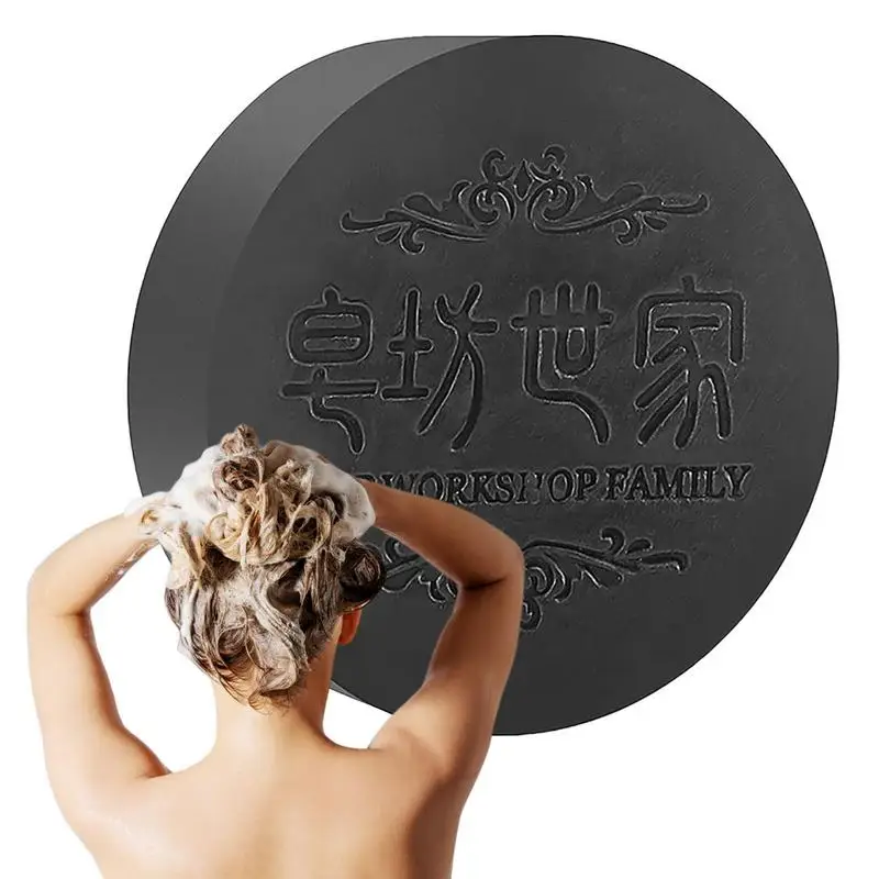 

Polygonum multiflorum shampoo soap Hair Darkening Shampoo Bar Hair Soap for Gray Hair Portable Anti Hair Loss shampoo Hair Care