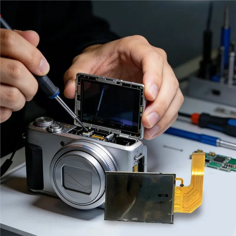 새로운 제품-캐논 SX700 SX710 HS 디지털 카메라 LCD 디스플레이 화면(백라이트 교체 수리 부품 포함)