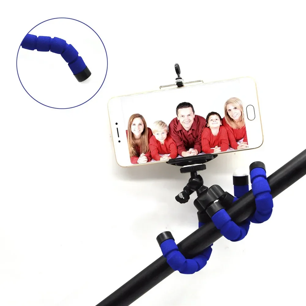Tripod Clip Stand Mobile Phone Holder Stand Flexible Octopus Sponge Tripod Bracket Holder Mini Flexible for Camera phone tripod mini tripod flexible phone tripod camera tripod phone tripod mount mini ball head tripod mount photography tripod camera tripod mount