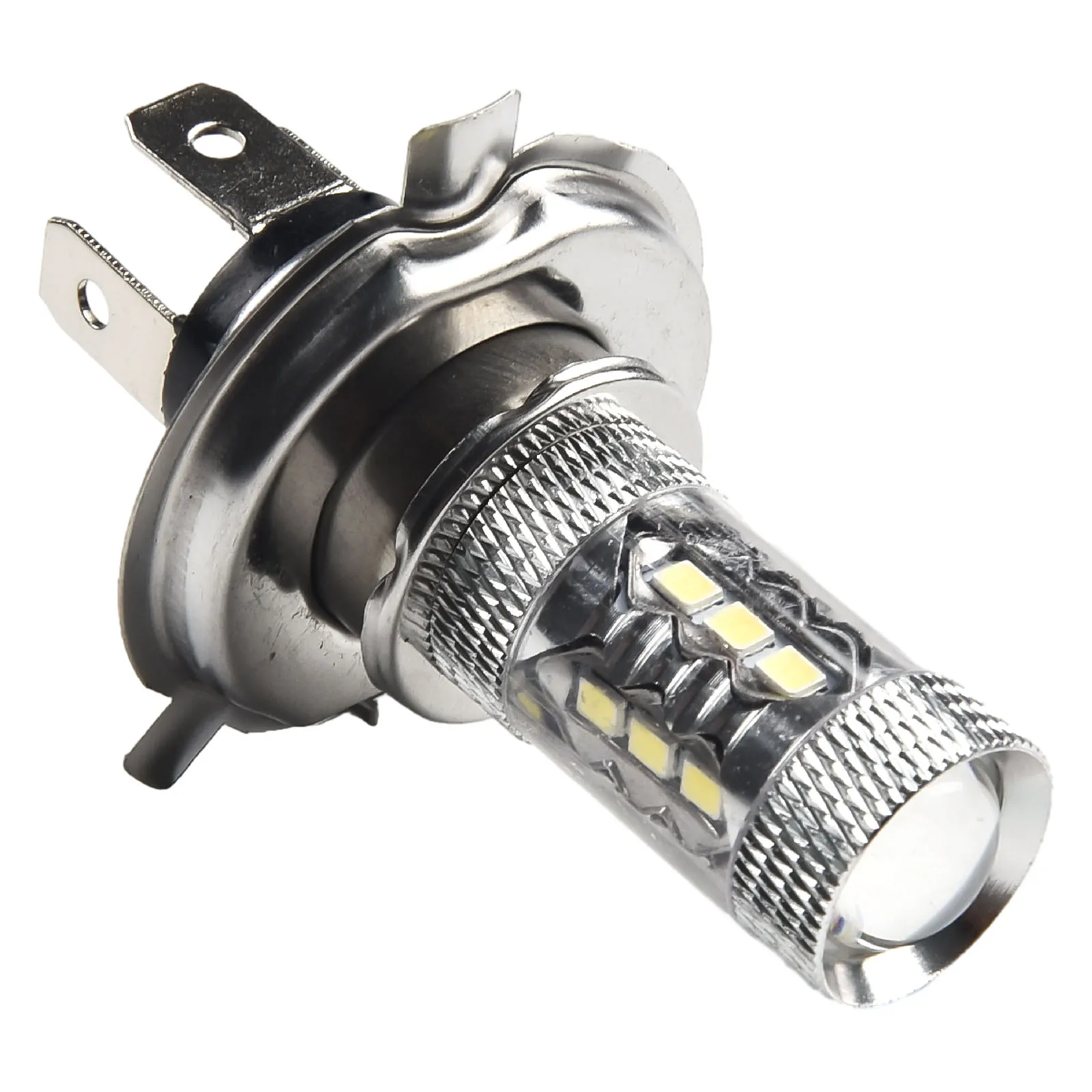 북극 고양이 2009-2010 용 9003 알루미늄 헤드라이트, H4 안개등, LED 전구 빔 오토바이, 12V, 80W, 2 개