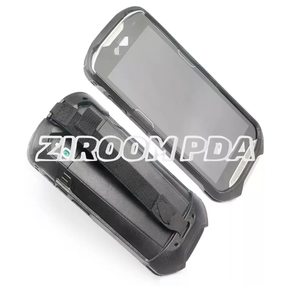 심볼 TC51 TC510K TC56 TC52 TC57(검은색)용 핸드 스트랩 범퍼가 있는 2PCS 외골격 보호 커버