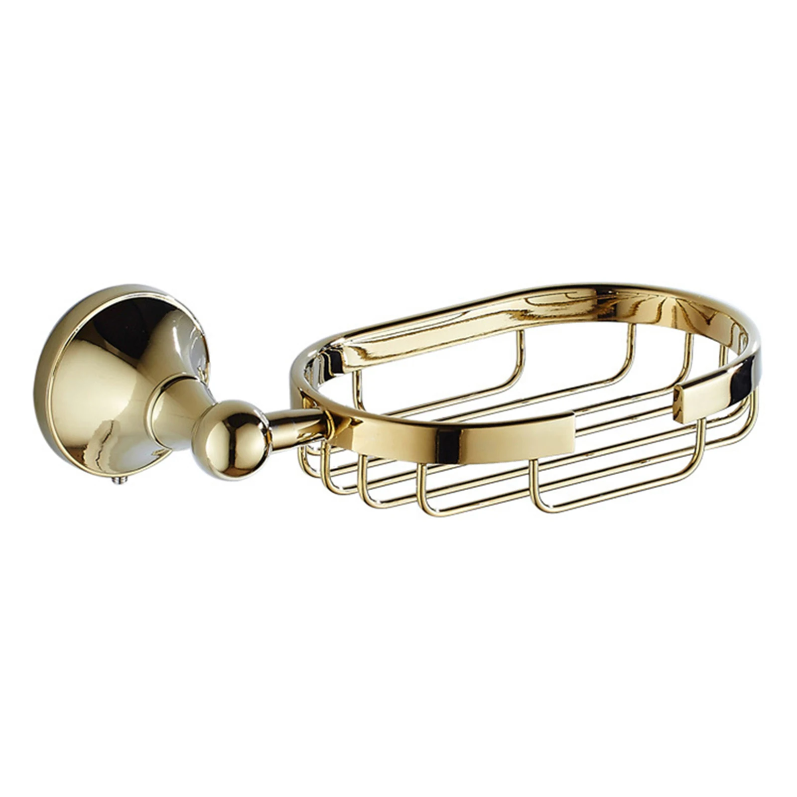 

Antique Brass Soap Dish Solid Stainless Steel Waterproof Gold Rustproof Soap Basket Manual Measurement Deviation