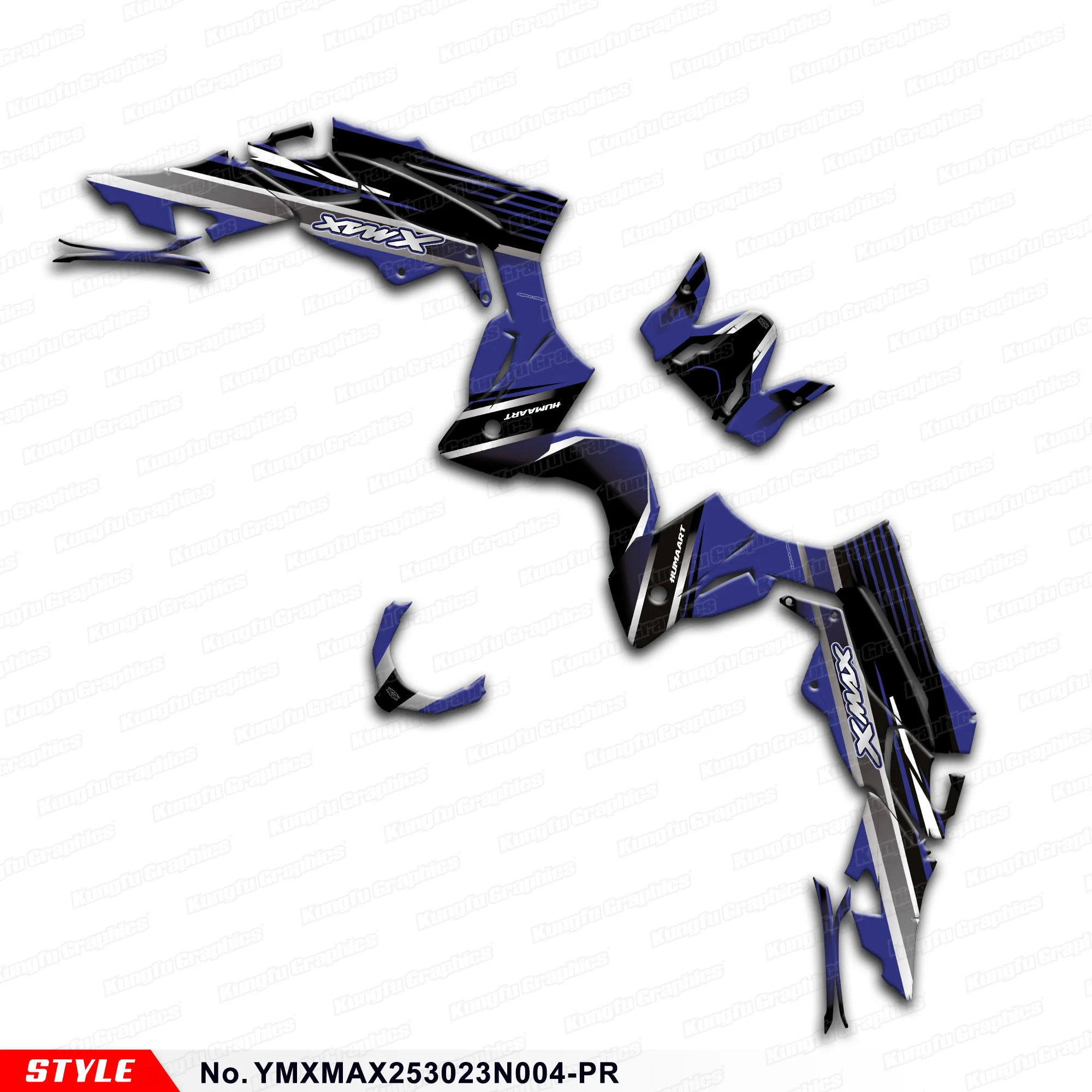

Графические наклейки для Yamaha XMAX 250 300 2023