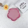 5.5 inches Irregular flower shaped flower plate household fruit plate solid color fashionable household plum blossom plate 6