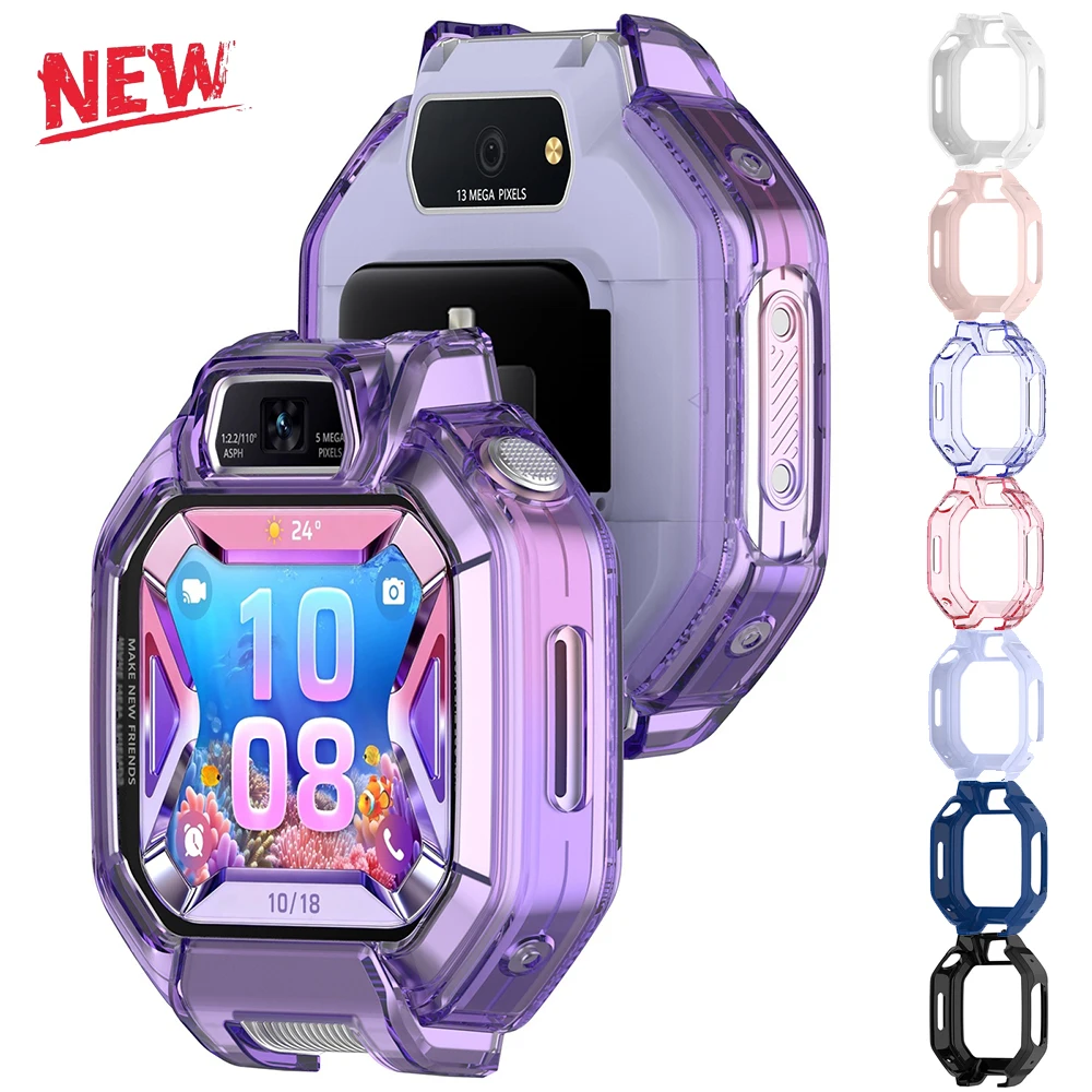 Children's Watch Protective Shockproof Bumper Case - TPU Anti-Drop Shell in Various Colors