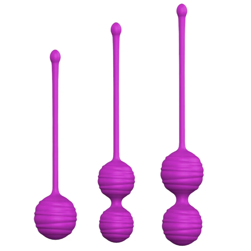 3PCS Chinese Geisha Balls Postpartum Vaginal Tighten Kegel Balls Pelvic Floor Muscle Exercise Dumbbell Sex Toys for Women